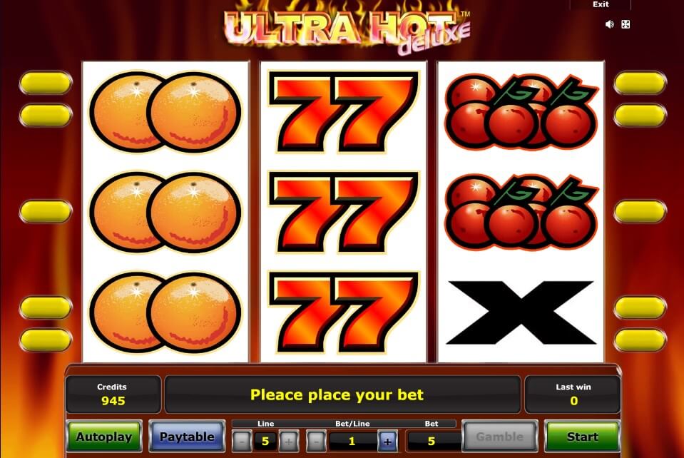 GREENTUBE ULTRA HOT DELUXE ONLINE SLOT REELS